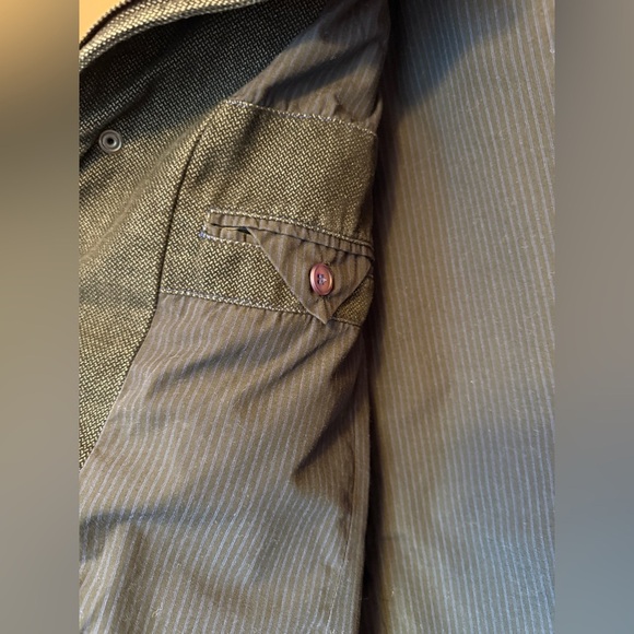 John Barritt Black Tweed Lined Mens Car Coat - Picture 5 of 12